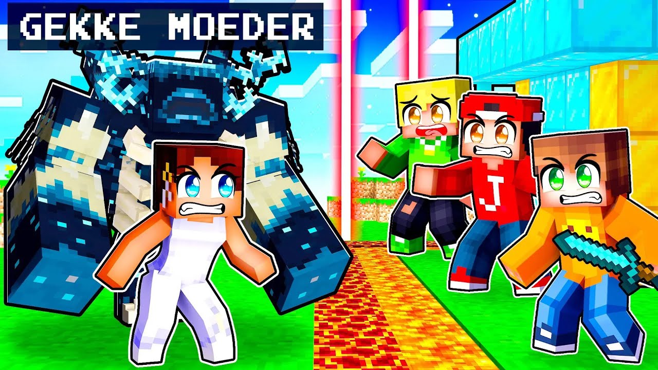 Gestoorde Moeder Tegen VEILIGSTE HUIS In Minecraft!