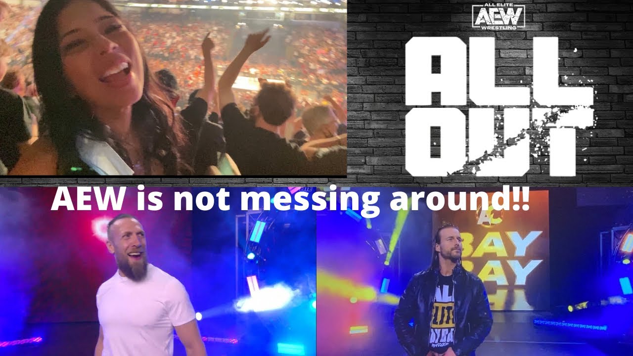 AEW All Out Reactions | Adam Cole and Bryan Danielson debut in AEW | from the arena