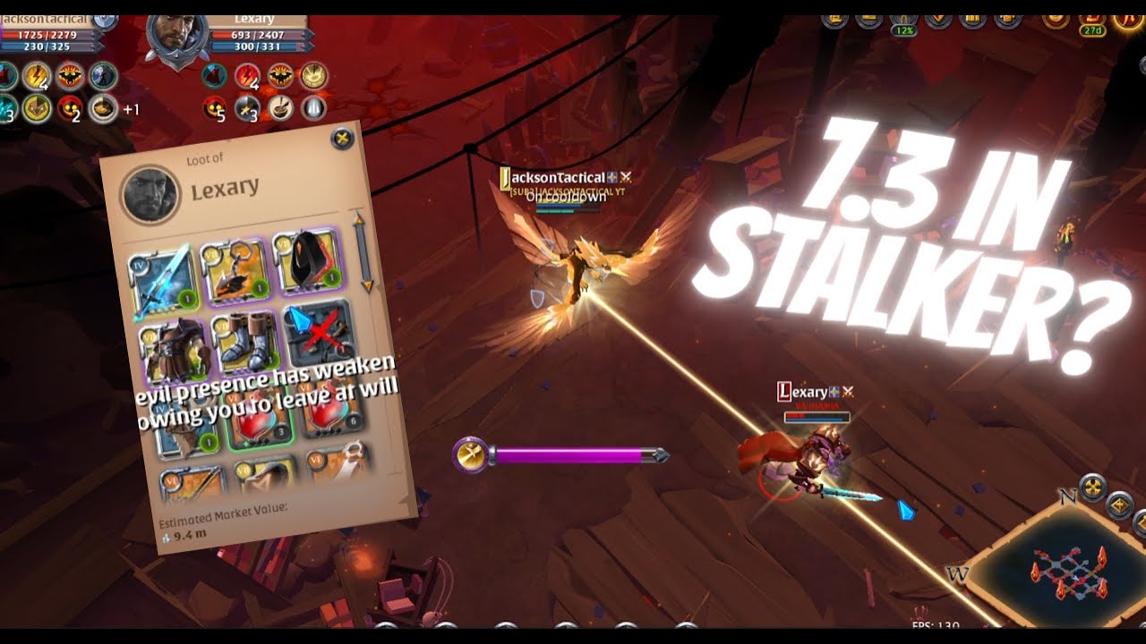 7.3 УБИЙСТВО В STALKERS!? Моё новое ЛЮБИМОЕ оружие (Light Caller, Albion Online PvP)