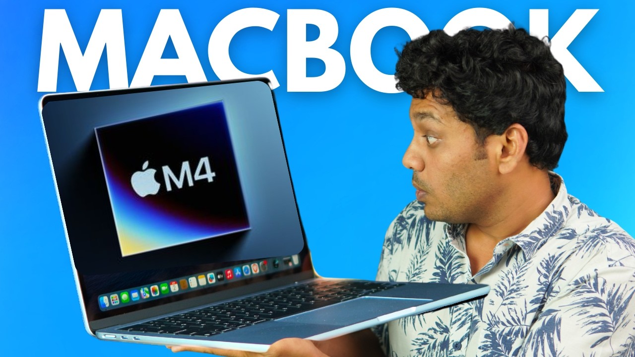 Macbook M4 Air Apple 2025 Unboxing & Setup In Hindi - India's Best Laptop?
