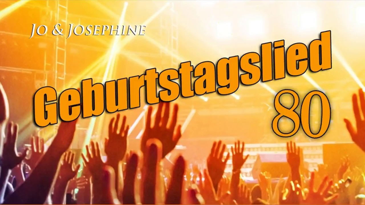 Geburtstagslied zum 80. Geburtstag Musikgeschenk als MP3 oder Video emotional & sofort herunterladen