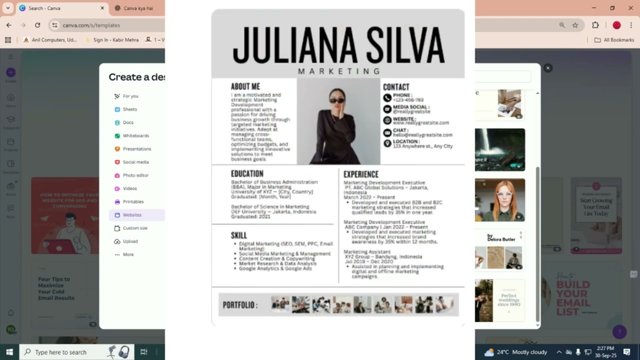 Canva Dashboard Explained in Hindi | Canva Home Page Full Guide for Beginners 2025