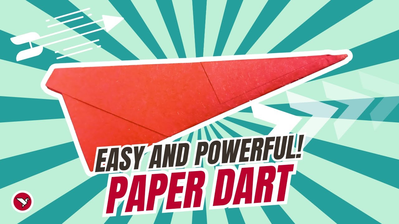 Sticky Note Paper Dart Tutorial | Easy Origami Arrow That Flies!