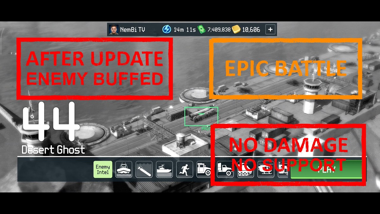 War Drone EPIC Battle Level 44 🔥 Desert Ghost | NO DAMAGE / NO SUPPORT 🏆