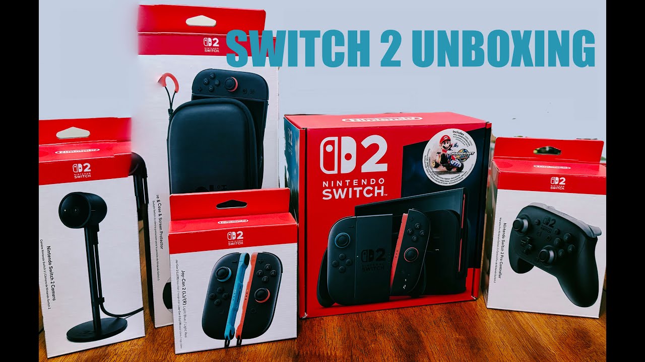 Nintendo Switch 2 | Midnight Launch, Unboxing, Setup