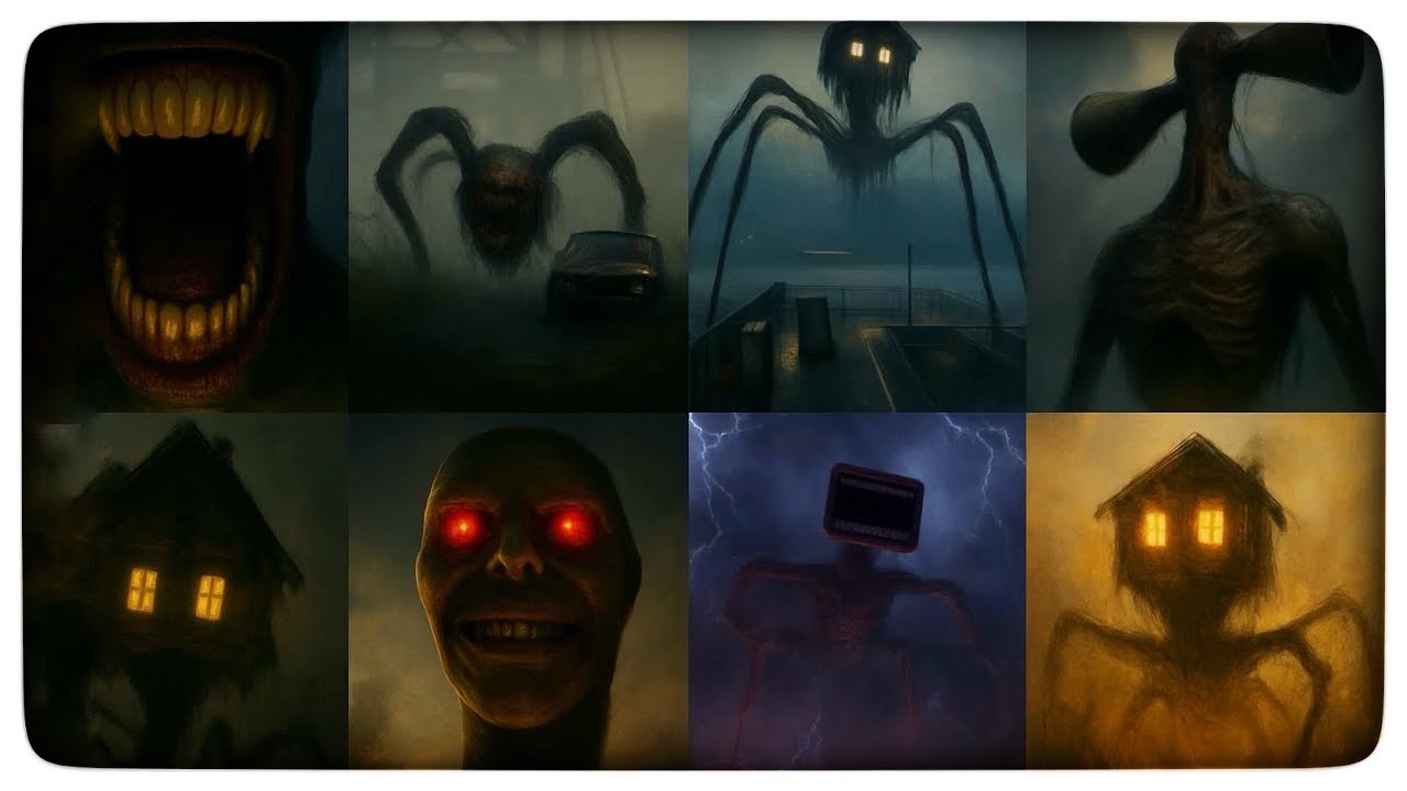 All Coffin Dance Trevor Henderson Memes : SIREN HEAD, CARTOON CAT, HOUSE HEAD, TRAIN EATER...
