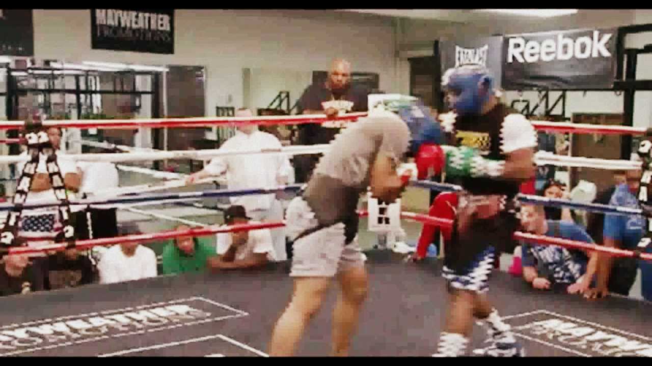 Floyd Mayweather sparring for cotto fight pt.2