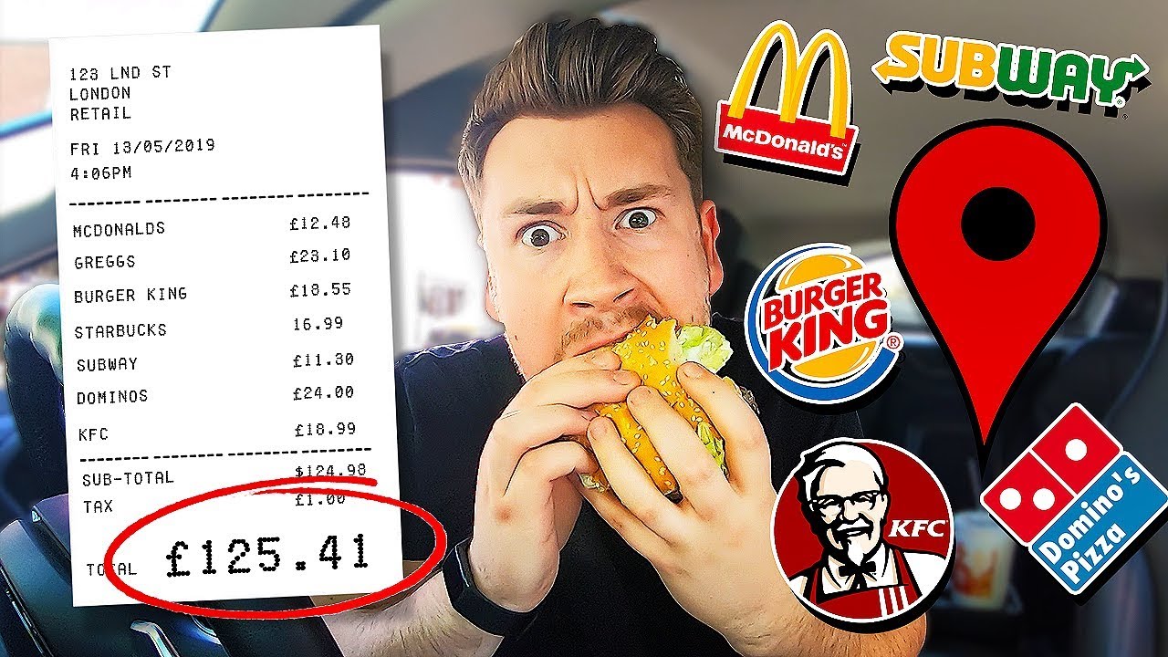 Letting Fast Food Employees Decide What I Eat For 24 Hours *FOOD CHALLENGE*