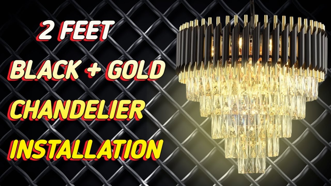 CHANDELIER FITTING VEDIO | 2 FEET CHANDELIER INSTALLATION VEDIO | 2 FEET JHUMAR INSTALLATION 