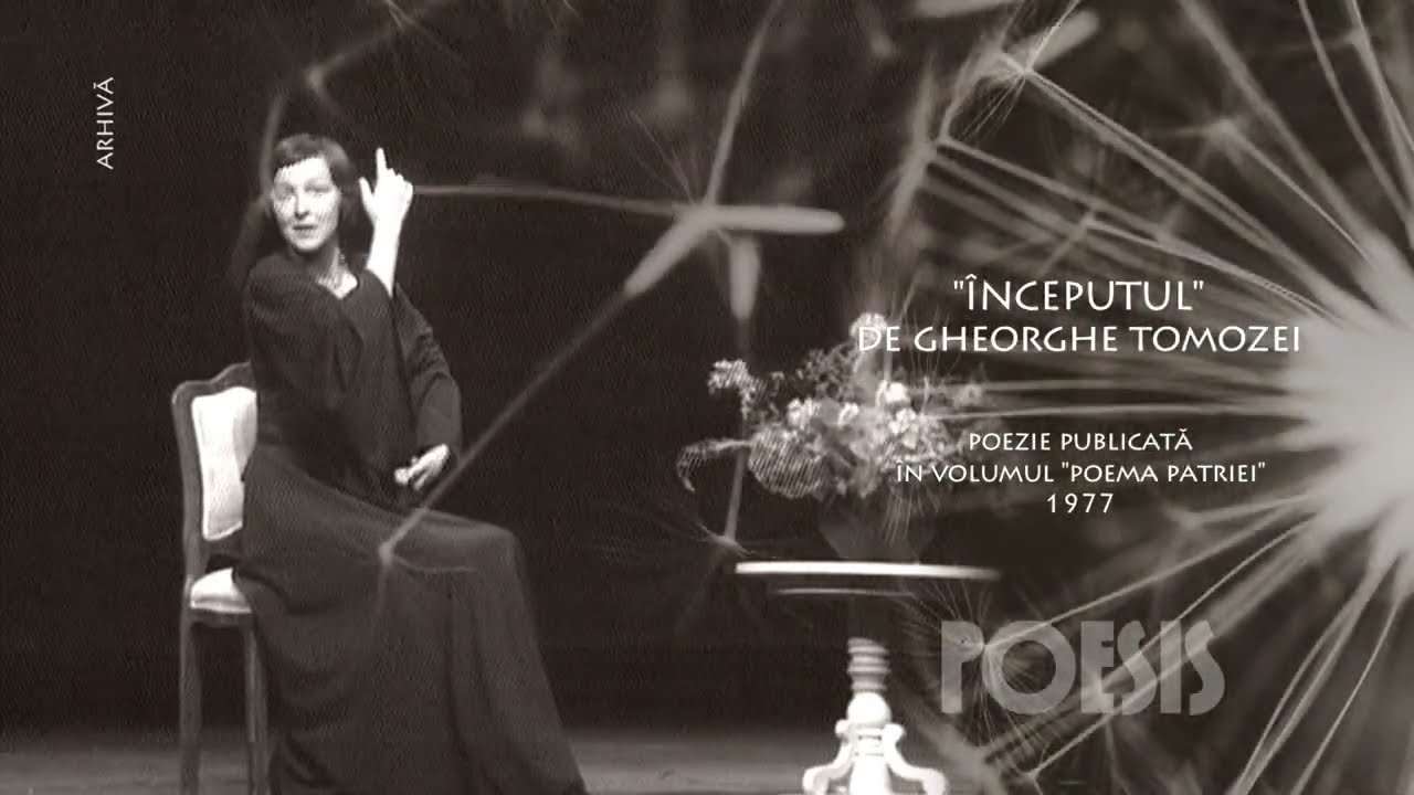 Poesis: Leopoldina Bălănuţă - Începutul de Gheorgehe Tomozei (@Arhiva TVR)