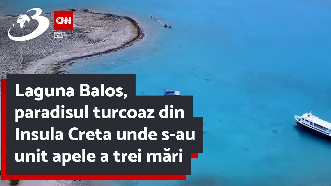 Laguna Balos, paradisul turcoaz din Insula Creta unde s-au unit apele a trei mări