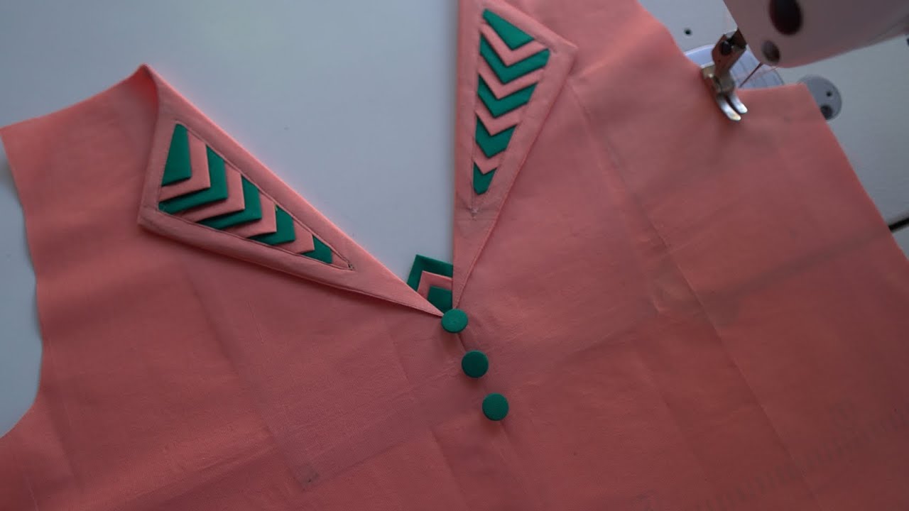 Very simple and beautiful neck design cutting and stiching | selai tutorial