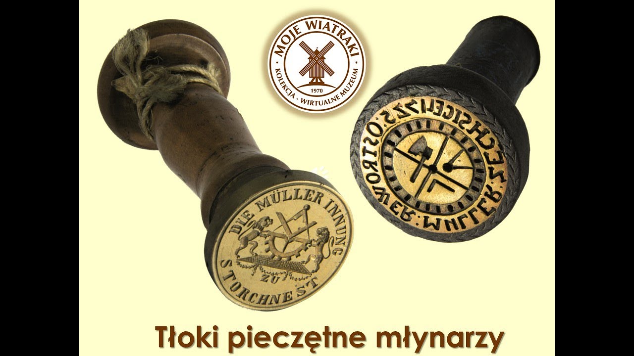 Tłoki pieczętne cechów młynarskich