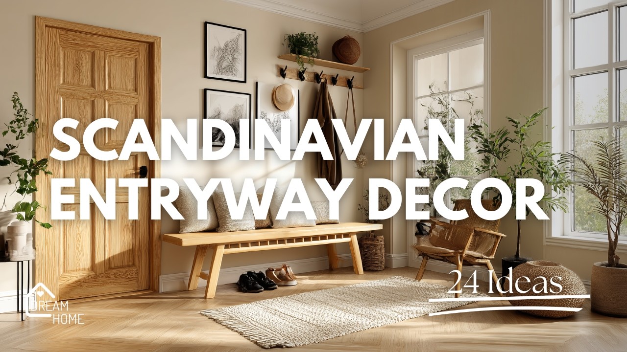 Scandinavian Entryway Decor Ideas | Cozy Minimalist Entryway Inspiration