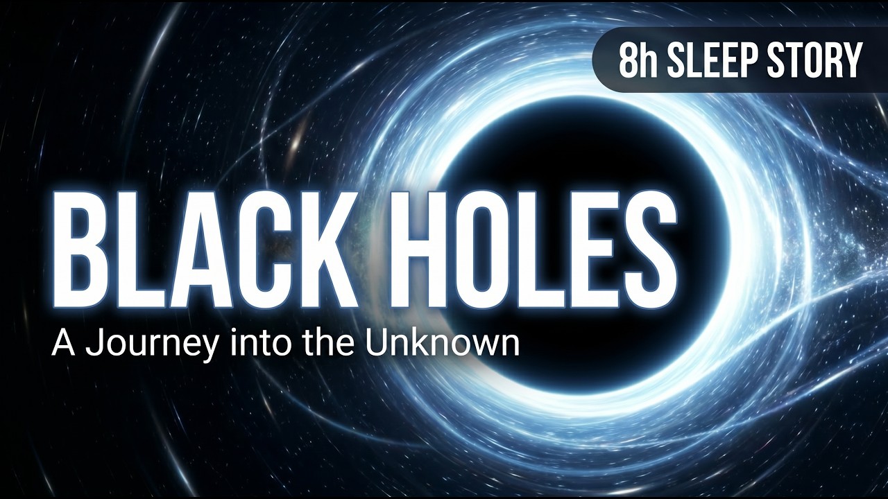 Black Holes for Sleep 🌙 8 Hours Calm Science + Brown Noise