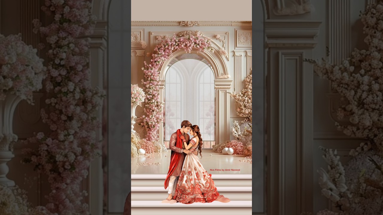 Free and Blank Full Screen Invitation Video Template 2025 for Wedding/Ring Ceremony Invites
