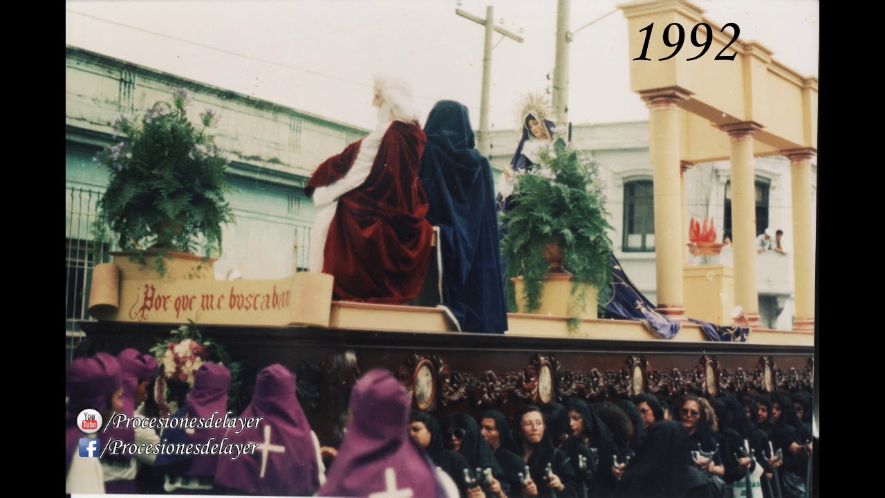1957 - 2018 Martes Santo - Sabado Anterior a Ramos - Virgen de Dolores Templo de la Recoleccion