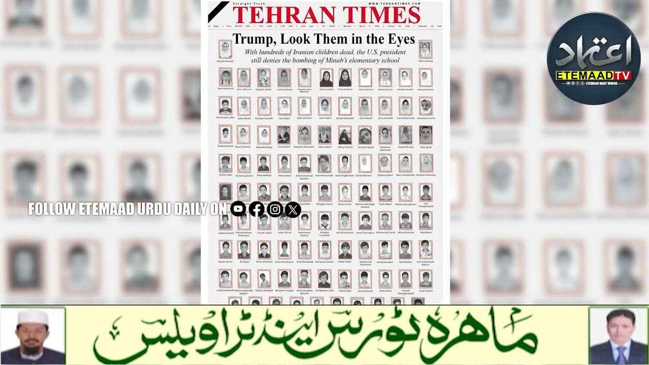 100 Children Killed in Alleged U.S. Strike on School in Minab, Iran, Claims Tehran Times