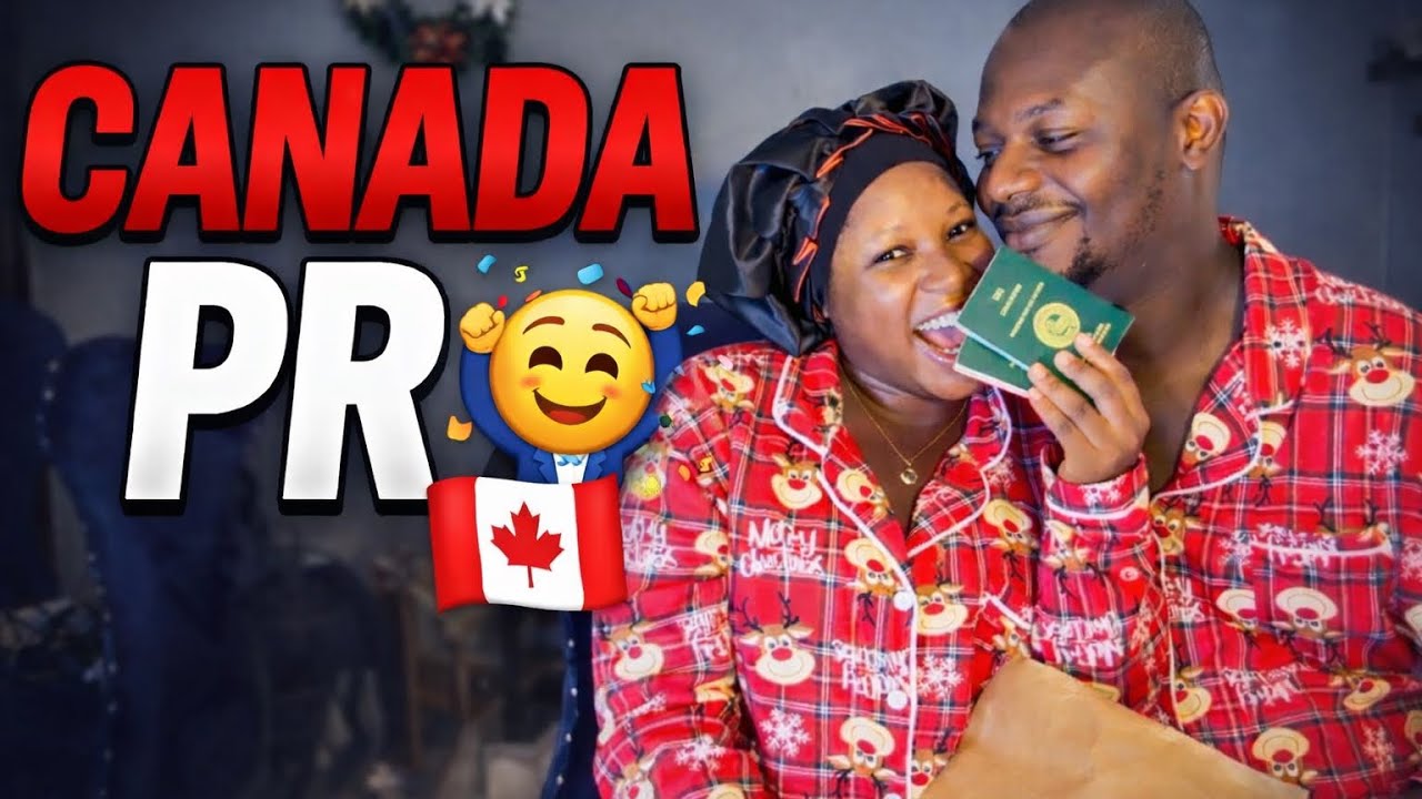 “WE GOT CANADA PERMANENT RESIDENCY 🇨🇦❤️❤️💃🏽| Our Real Reaction + Full PR Journey”