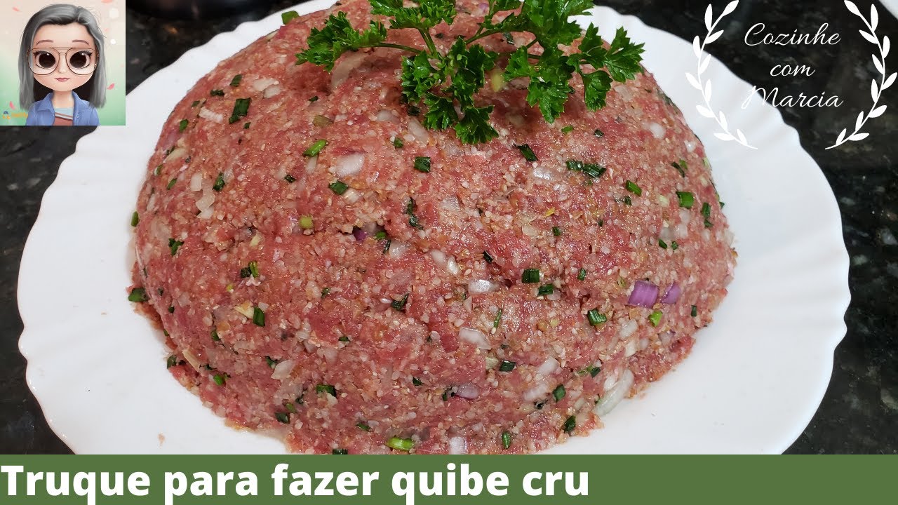 COMO FAZER QUIBE CRU