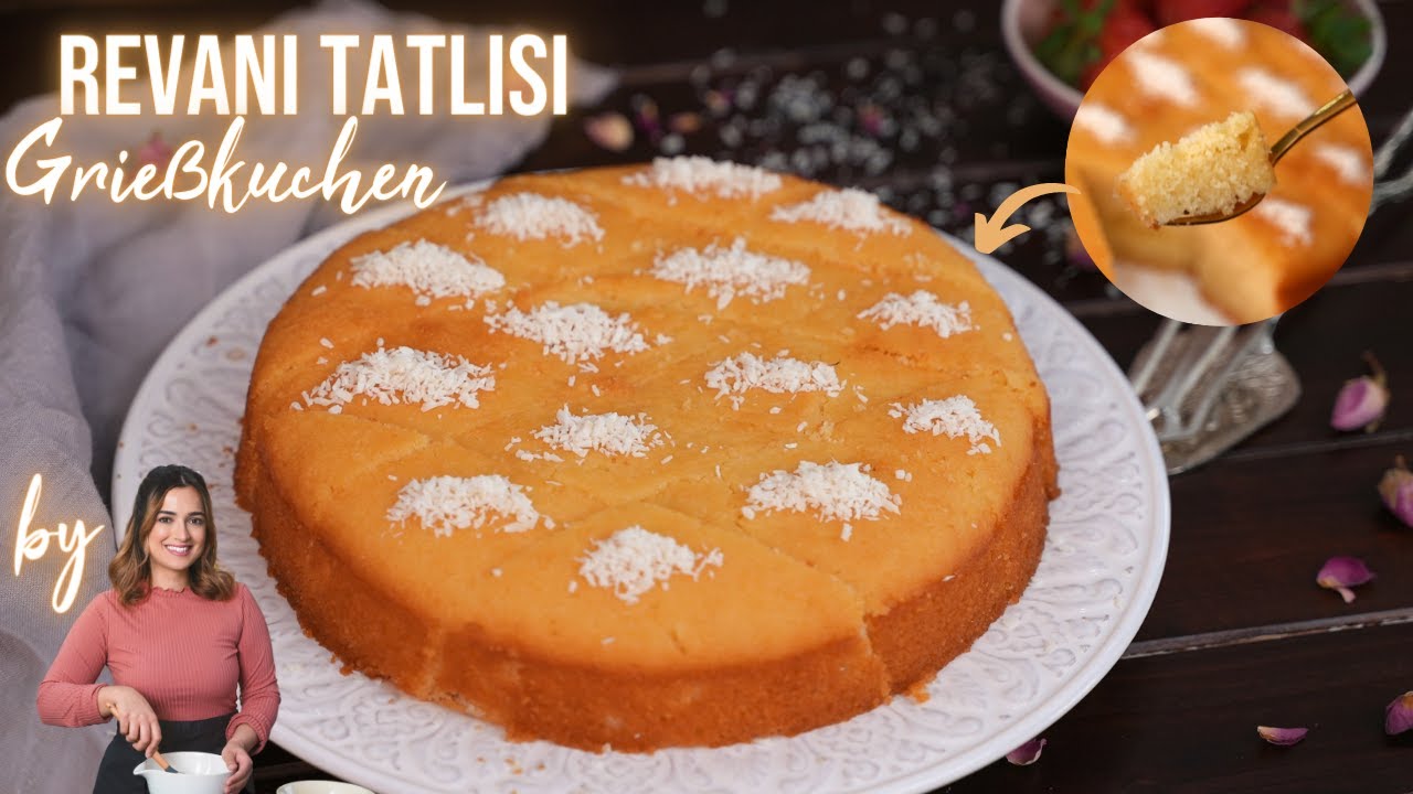 der einfachste und saftigste Kuchen - Revani tatlısı: Grie&szlig;kuchen Schnitten