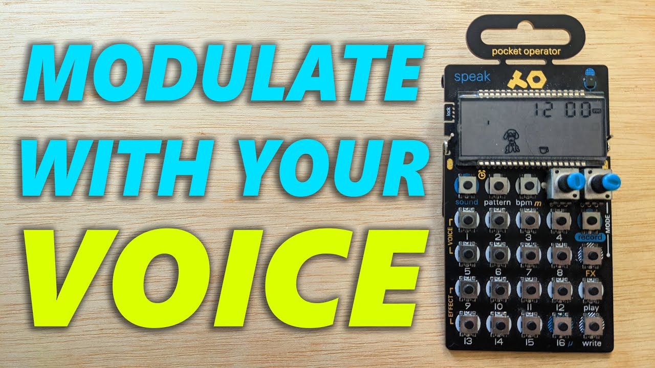 PO-35 Speak Makes Your VOICE an LFO!
