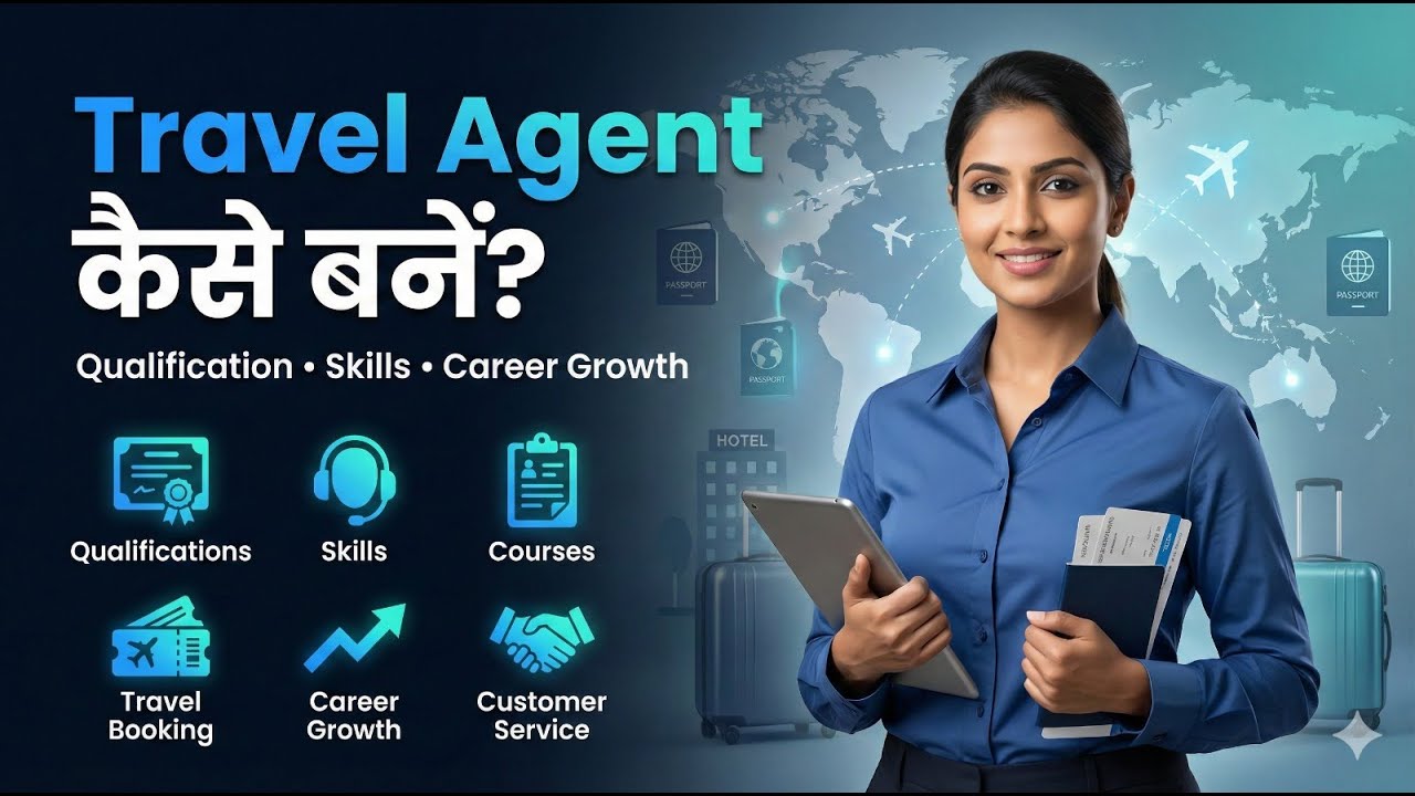 Travel Agent Kaise Bane? | Full Step-by-Step Guide | Qualifications, Skills, Courses & Career Growth