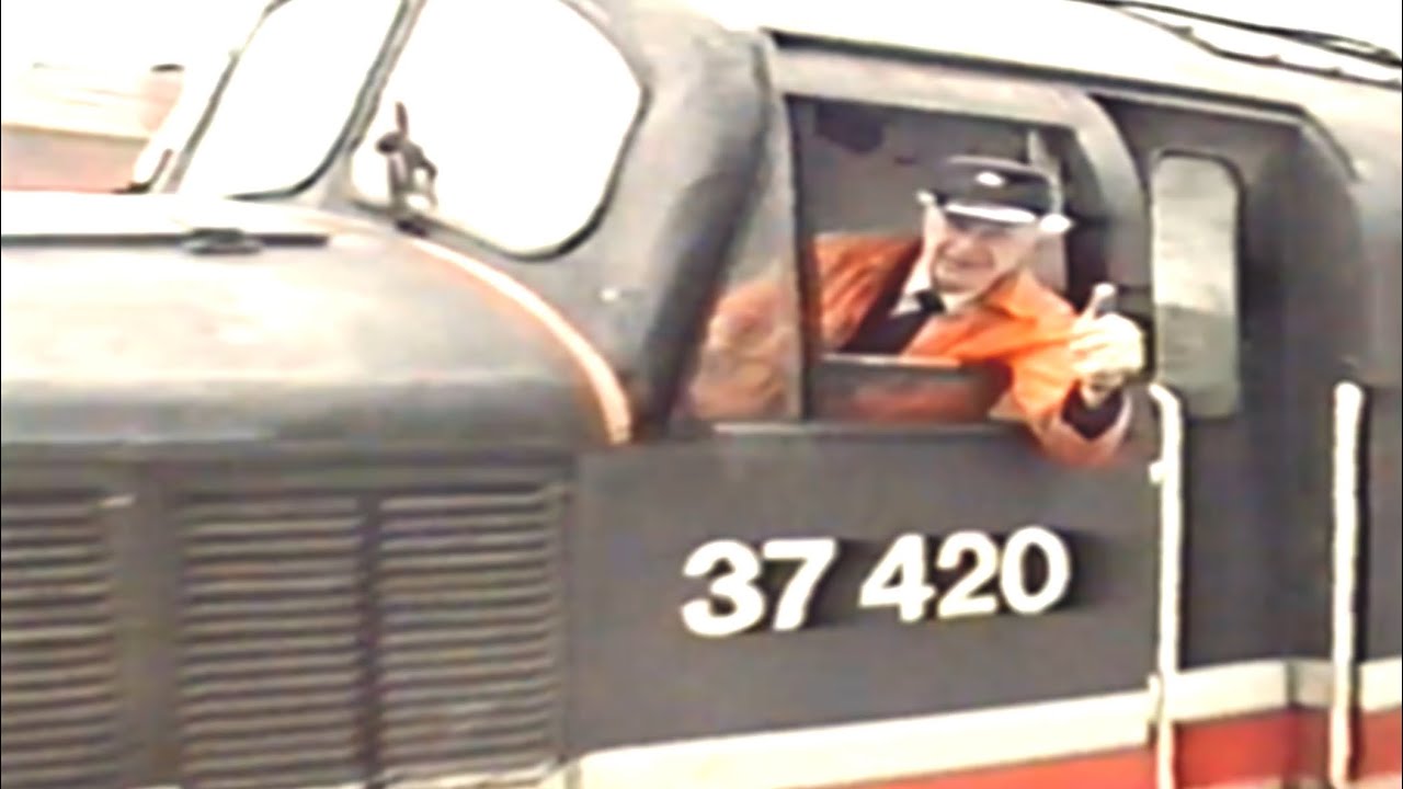 37420 The Scottish Hosteller in Mainline livery Cab Ride Nightshift Grangemouth to Carlisle Oil
