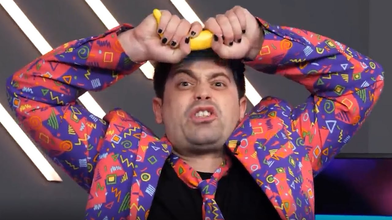 Damien Haas descending even further into madness on What're Those?!