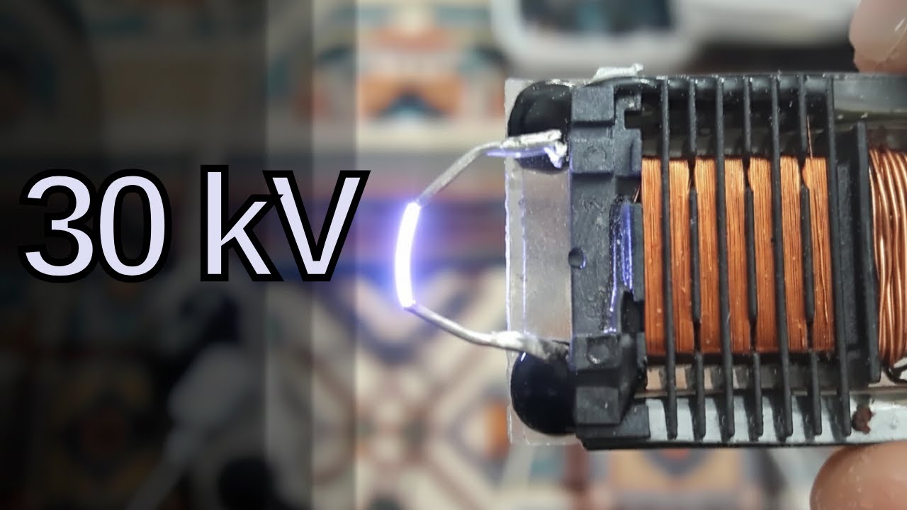 How to make a High Voltage Transformer from old CCFL 30KV