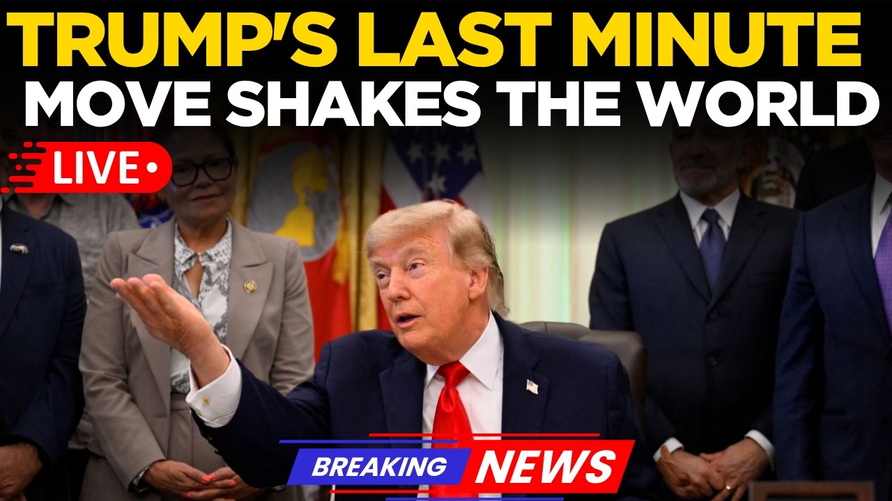 Donald Trump LIVE: Trump&rsquo;s Last Minute Move Shocks The Entire Nation | US News | US Iran War News