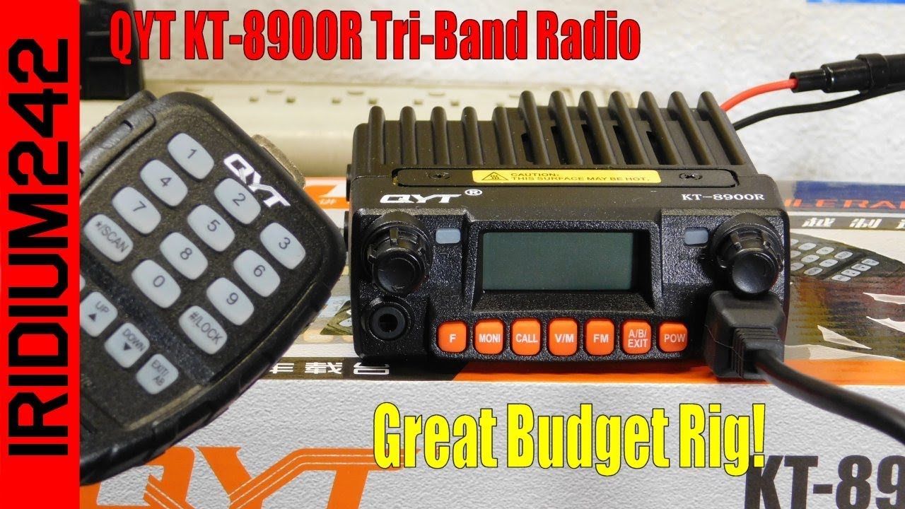 Бюджетное любительское радио: трехдиапазонный QYT KT 8900R