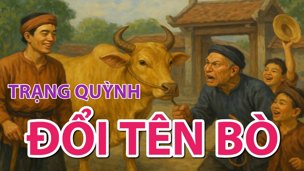 TRẠNG QUỲNH ĐỔI TÊN CHO BÒ