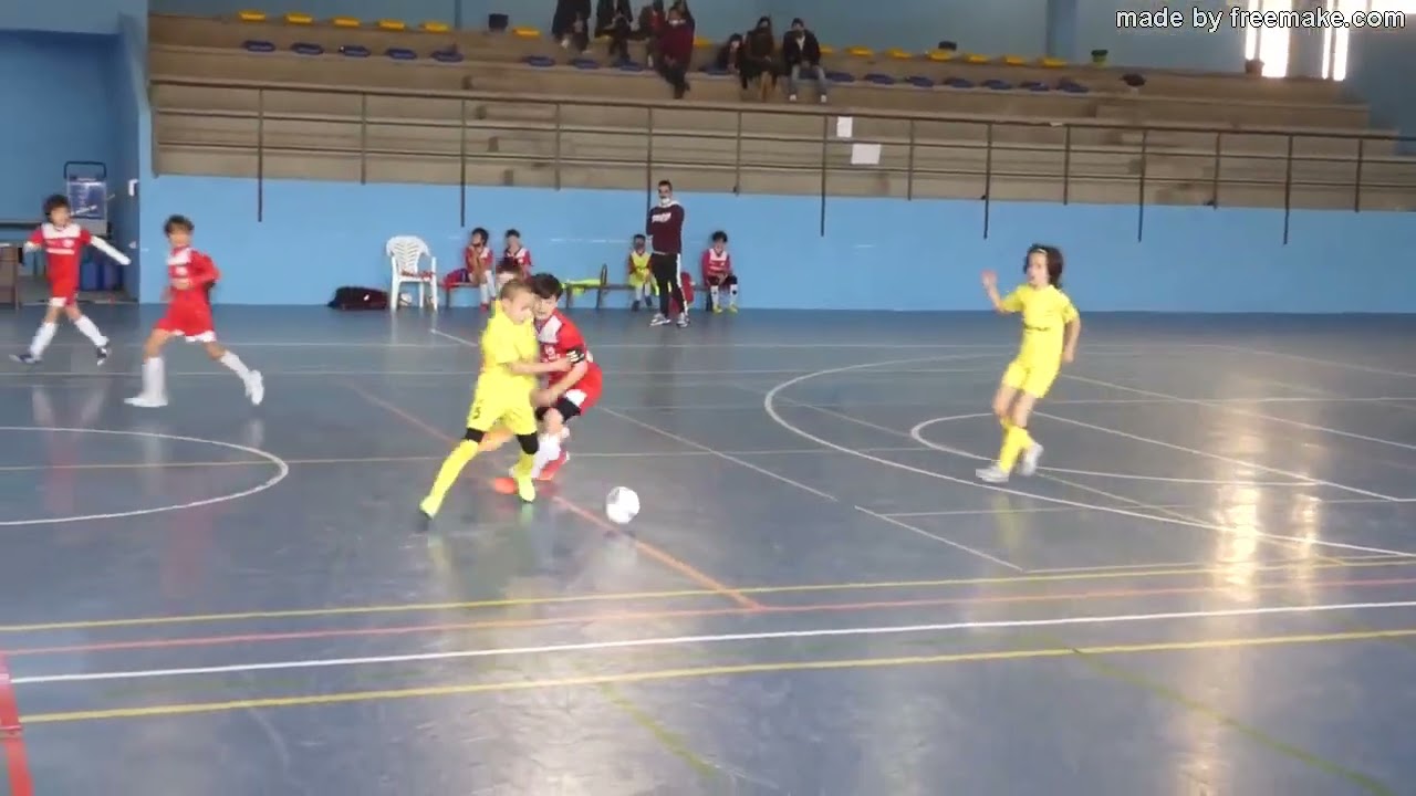 jugadas futbol sala ni&ntilde;o Benjam&iacute;n