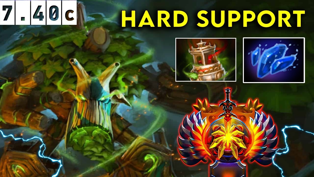 Treant Protector 🌳 Immortal Soft Support - Dota 2 Patch 7.40c Pro Pub Gameplay