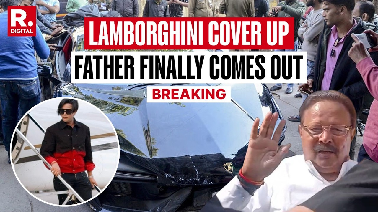 BREAKING: Kanpur's Lamborghini Car Crash Cover-Up: Shivam Mishra's Father KK Mishra Finally Surfaces