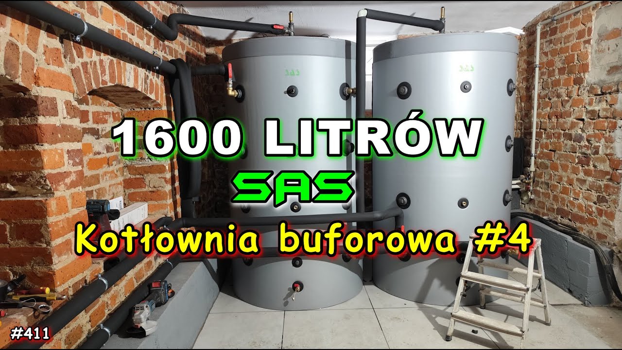 BUFORY 1600 LITRÓW, SCHEMAT INSTALACJI, KOCIOŁ NA PELLET SAS, JAKIE KOSZTY, REMONT STAREGO DOMU #411
