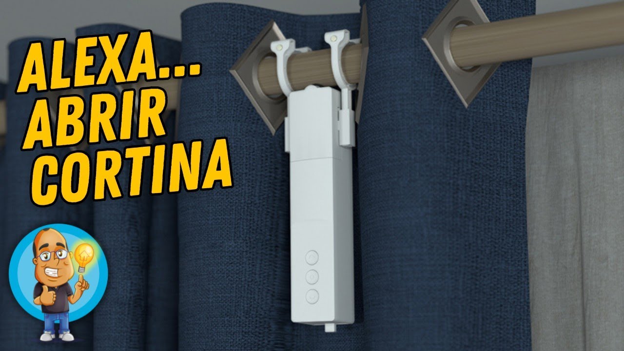 Robô para Cortinas | Muito Fácil Automatizar sua Cortina | Funciona com Alexa