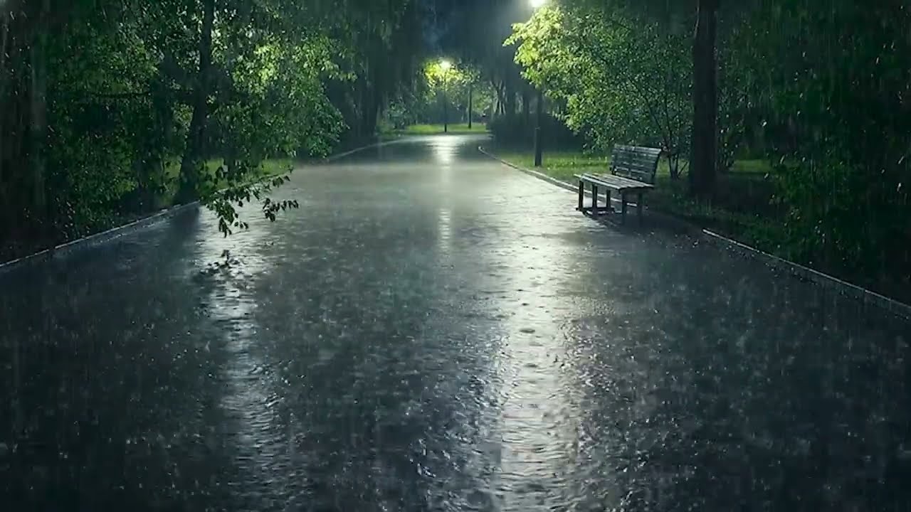 End Your Sleepless Nights Tonight | Gentle Rain on Calm Road | ASMR Deep Sleep Rain