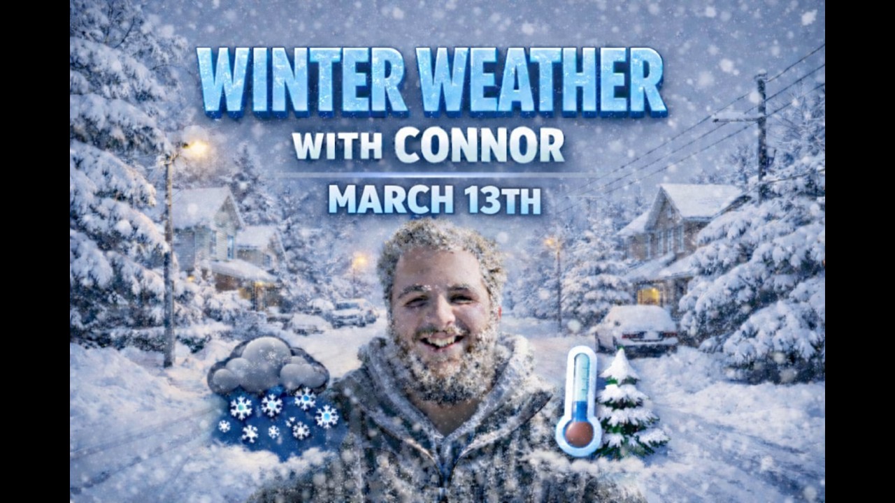 В Восточном Онтарио снова выпал снег — Зимняя погода с Коннором, 13 марта