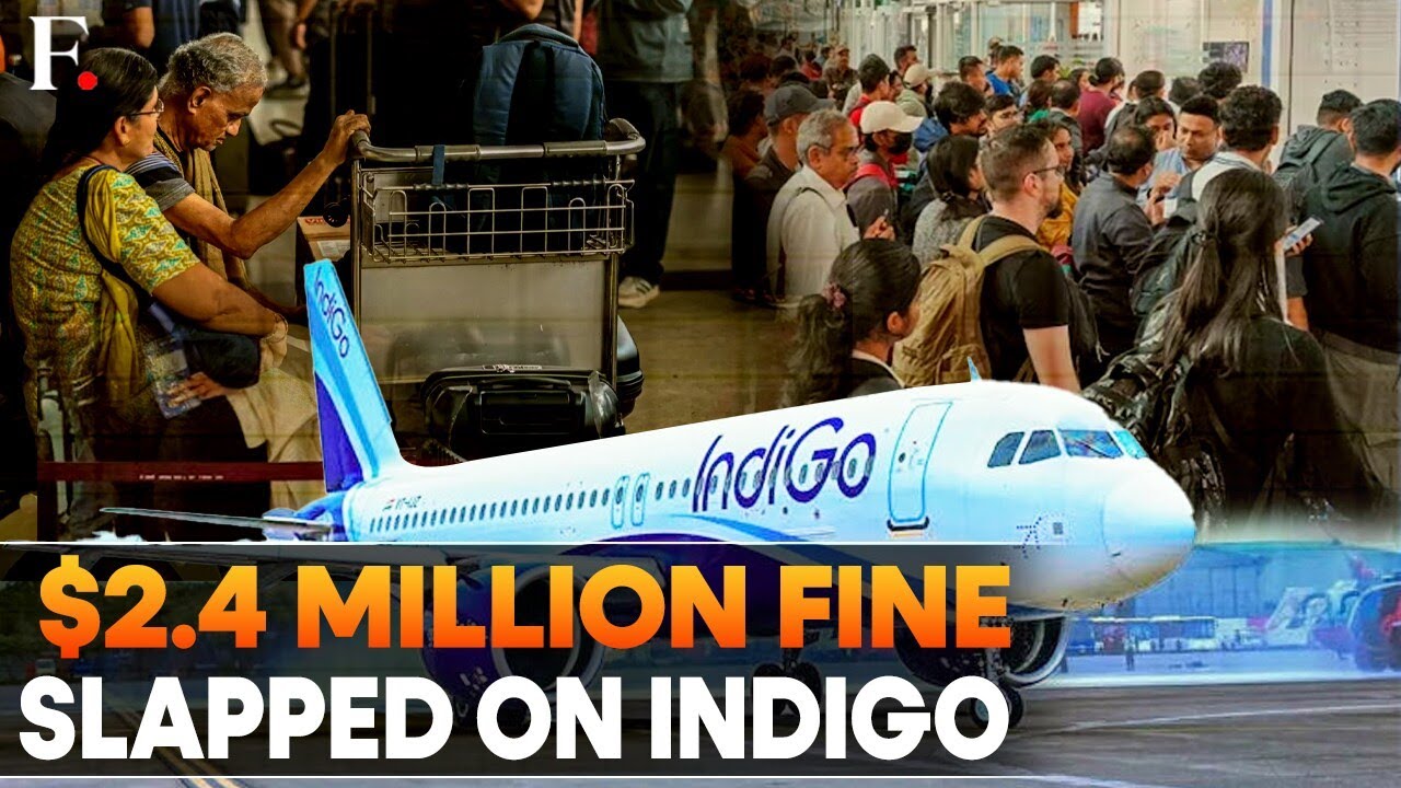 IndiGo Fined With $2.4 Million Penalty By DGCA Over December 2025 Flight Cancellations | N18G