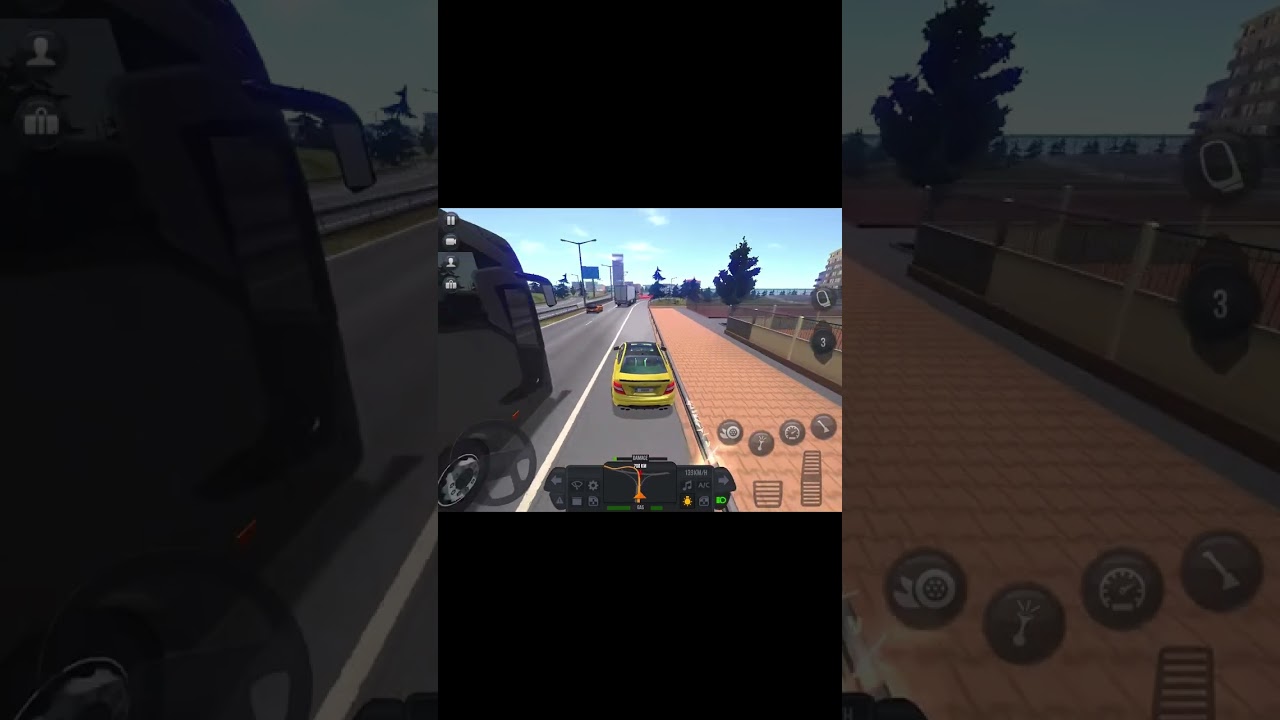 Truck  Simulator Ultimate mobile game play | Drive the Mercedes-Benz Tourrider