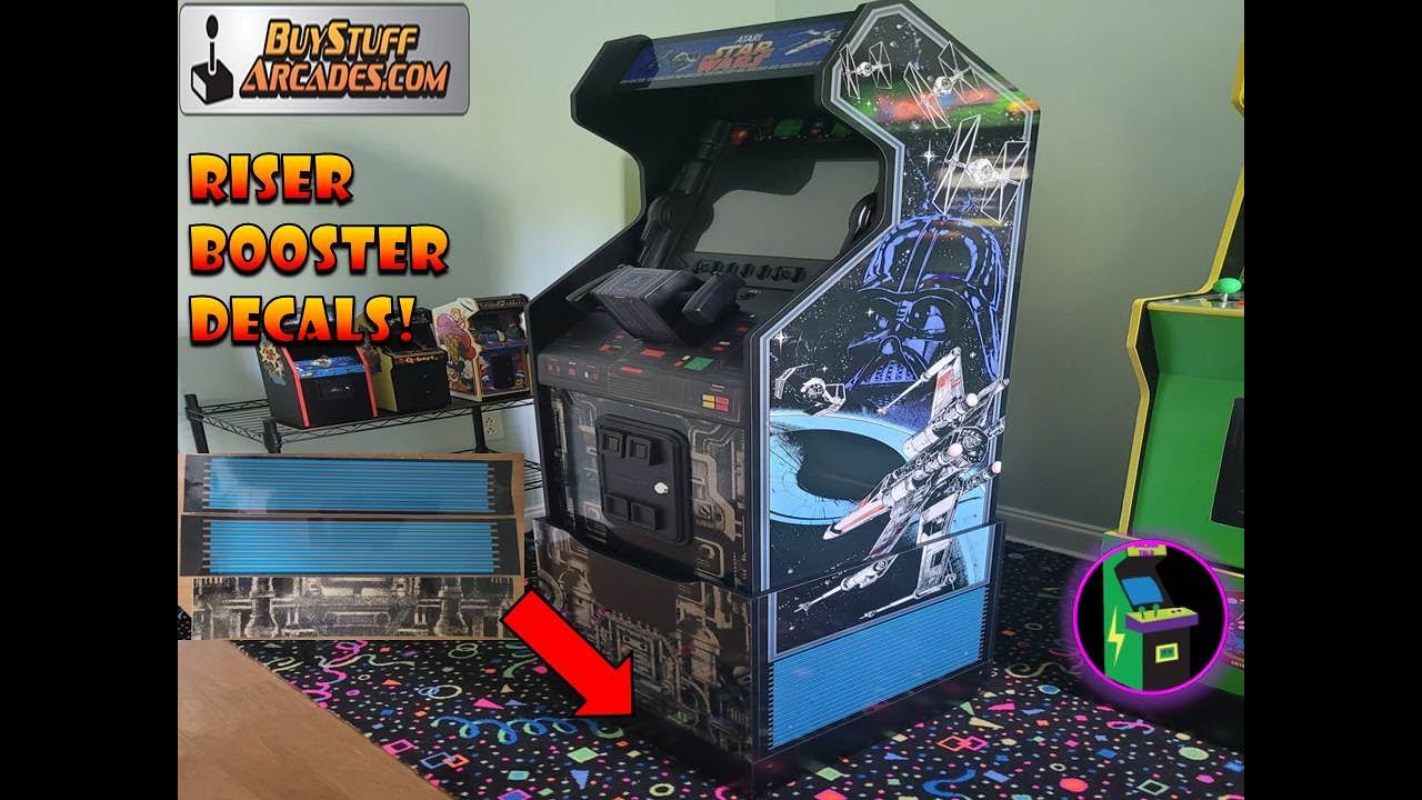 2023 Star Wars Arcade 1Up Riser Booster Decals From BuySuff Arcades!