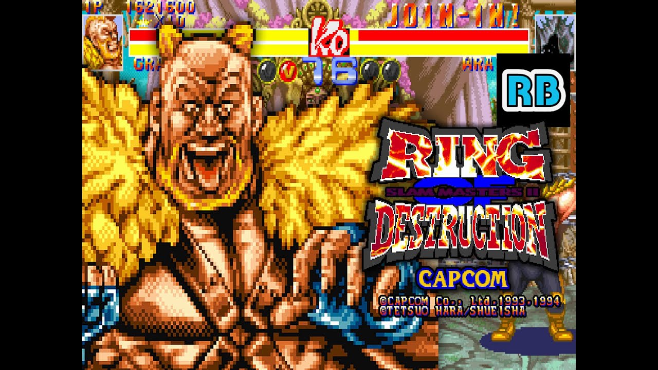 1994 [60fps] Ring of Destruction: Slammasters II 12203700pts Grater Hardest ALL