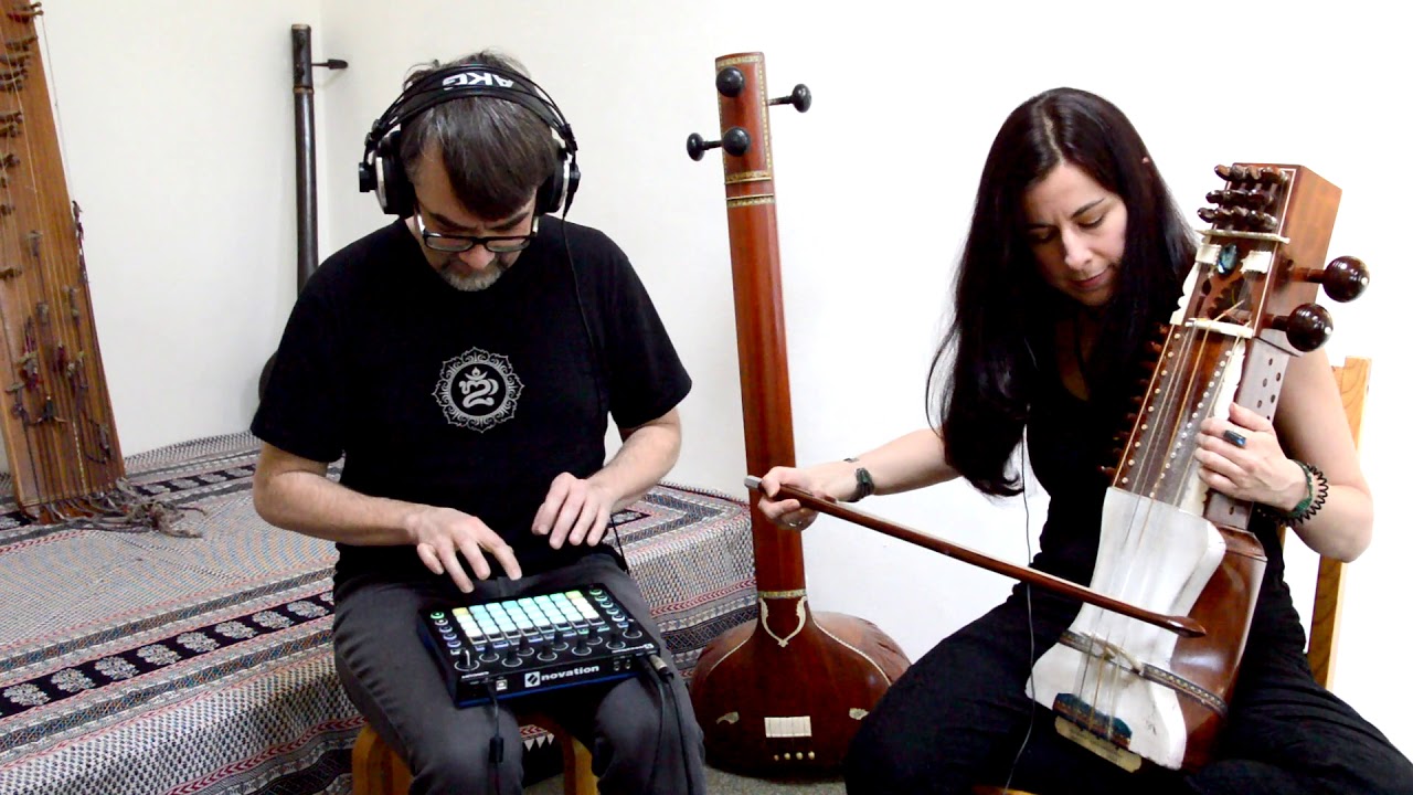 Sahara Jane and zhorli: Sarangi and Novation Circuit Jam