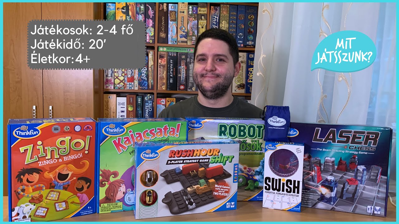 Thinkfun - Társasjátékok bemutatója