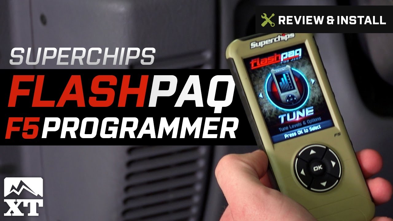 Jeep Wrangler Superchips Flashpaq F5 Programmer (1998-2006 TJ) Review & Install