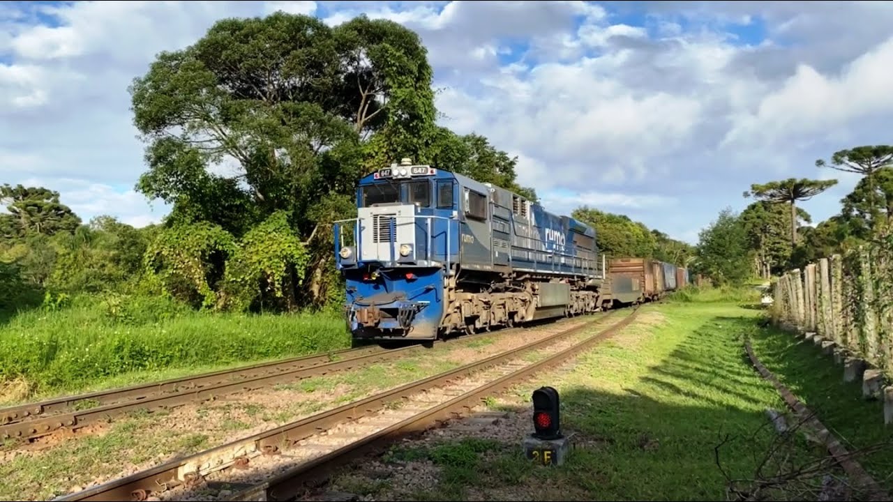 ES43BBI #647 da rumo no Trem com vazios, Piraquara - PR