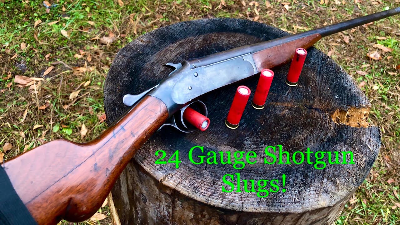 24 Gauge Shotgun Slugs At The Range!