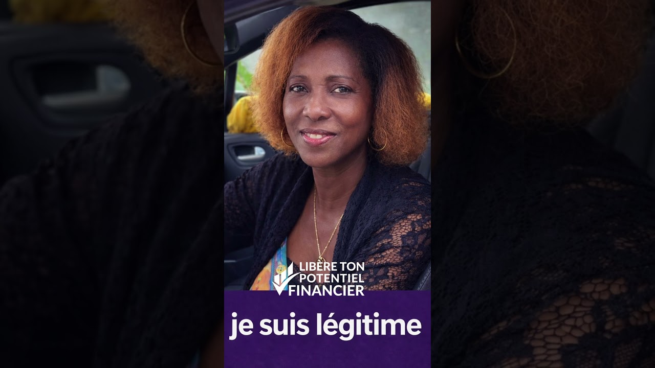 Je me suis réconciliée avec l’argent.Je suis légitime.